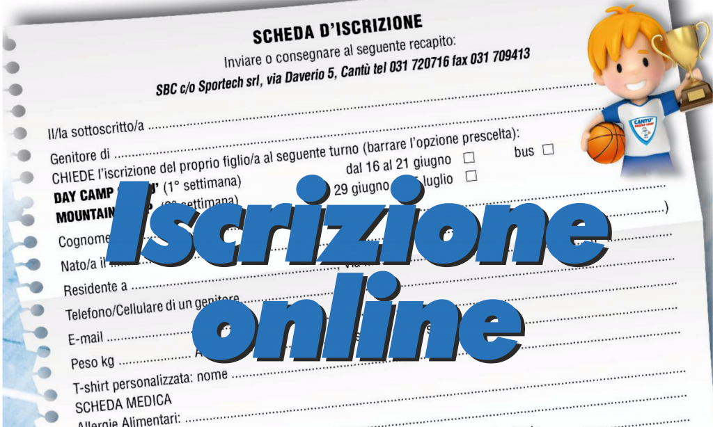 Iscrizione online